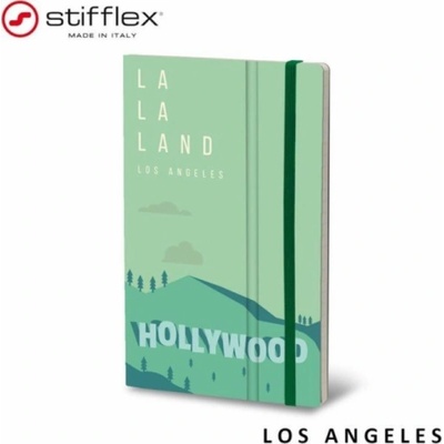 STIFFLEX Zápisník 13x21cm 192 listů Los Angeles