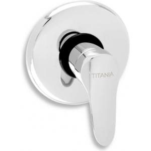 FERRO Titania Iris New - Скрита батерия с корпус, хром 94450, 0 (94450,0)