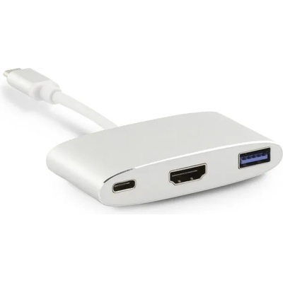 LMP USB-C to HDMI [4Kx2K] & USB 3.0 & USB-C charging Multiport Adapter Silver (bm2160)