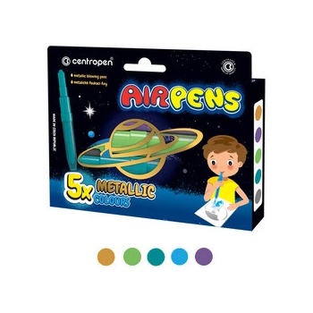 Centropen Air Pens Metallic 1590 5 ks