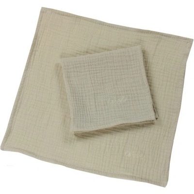 enie baby Mušelínové 30x30cm krémová 2 ks