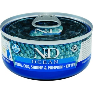 N&D Ocean Kitten tuna, cod, shrimp & pumpkin 70 g