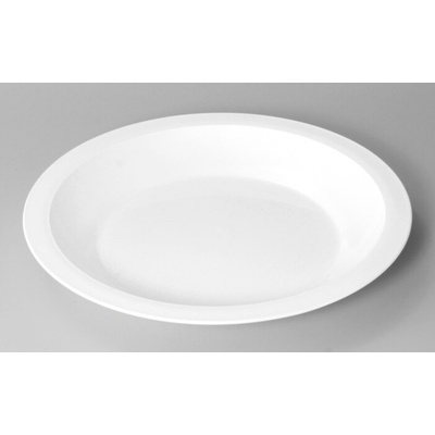 PETRA plast Tanier plytký 24 cm s okrajom plast biely