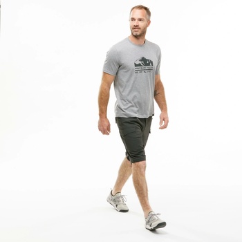 Quechua pánske turistické šortky NH550 modrá