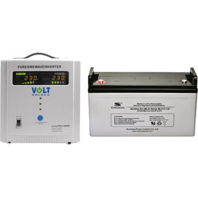 VSelektro záložní zdroj 1250W sinusPRO-2000E + AKU 120Ah