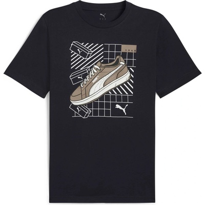 Puma Graphic Sneaker Tee tmavo modré mix
