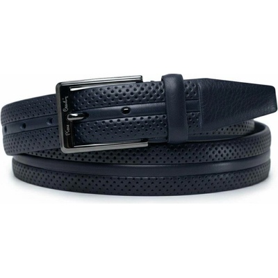 Pierre Cardin kožený opasek GF9013 BLU Modrá