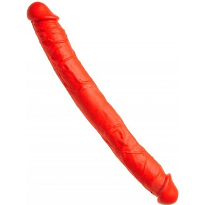 Double Stretch dildo N33 42 x 5 cm red