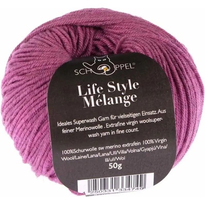 Schoppel wolle Life Style melange 2571M Himbeer
