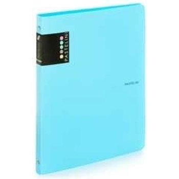 Karton P+P Pastelini Pořadač A5 20 PP 4 kroužkový hřbet 25 mm modrý