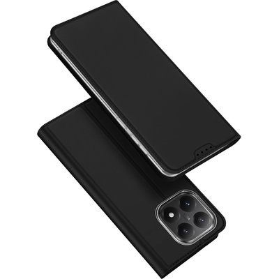 Xiaomi DUX DUCIS Кожен калъф за Xiaomi 15T - Държач за Карти и Стойка, вкл. Протектор (Черен, Син)