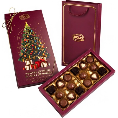 Bolci Joyful Moment Vánoční bonboniéra s dárkovou taškou 160 g