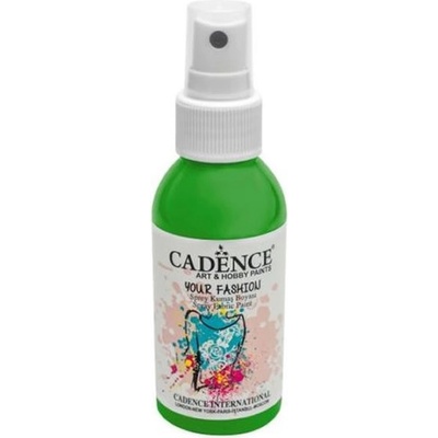 Cadence Textilná farba v spreji žltozelená 100 ml
