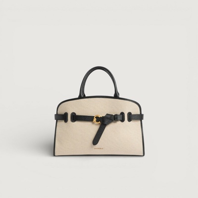 Coccinelle SABINE CANVAS MEDIUM kabelka Natural/Noir