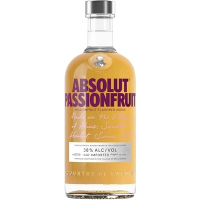 Absolut Passionfruit 38% 0,7 l (holá láhev)