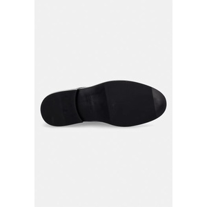Calvin Klein половинки обувки мъжки кожени ESS RUBBER DERBY LTH (HM0HM02056)