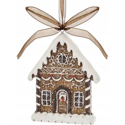Artpol Vianočná guľa zdobená - medovník, 8 cm, 1 ks