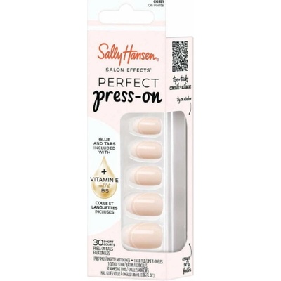 Sally Hansen Salon Effects Perfect Press On samolepicí umělé nehty na špičkách 30 ks