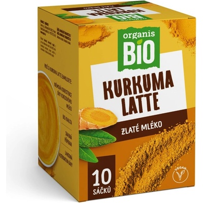Organis Kurkuma latte 10 x 28 g