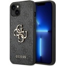 GUESS iPhone 14 Big Metal Logo case grey (GUHCP14S4GMGGR)