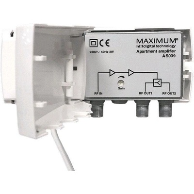 Maximum AS039 zesilovač (20dB,2x výst.,47-862)