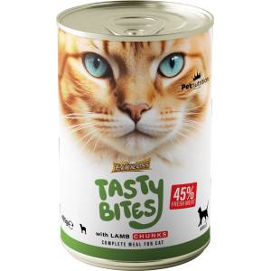 Petnutrition Princess Tasty Bites мокра храна за котки с парченца агнешко месо