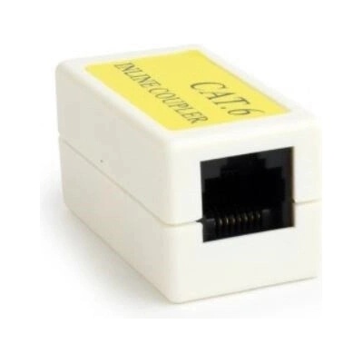 LAN konektor RJ-45 Cat. 6 bílý
