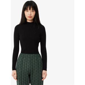 Lacoste Блуза Lacoste High Neck 3D Rib Knit Sweater - Black