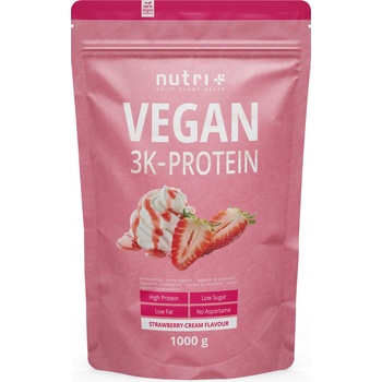 nutri + Протеин на прах Vegan 3K - Strawberry-Cream