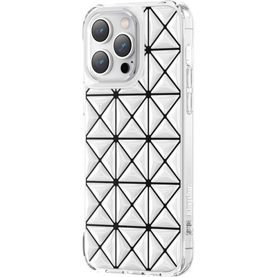 Kingxbar Кейс Kingxbar Miya Series за iPhone 14 Plus, черно-бял (6959003508225)