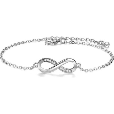 Éternelle náramek se zirkony Juliana nekonečno NR2118 stříbrná