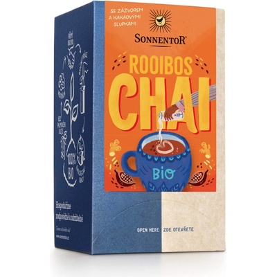 Sonnentor BIO Chai rooibos porcovaný čaj 18 x 1,8 g