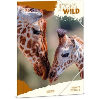 Ico Ars Unans of the Wild Žirafy 25 5505 A4 zložka s gumovým okrajom