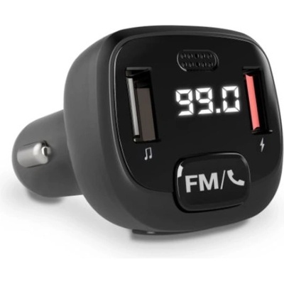 Energy Sistem FM Talk трансмитер, Bluetooth, USB-A, Micro SD, FM радио, LED дисплей, черен (455577)