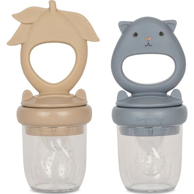 Cumlík na kŕmenie Hamster & Lemon Warm Clay/Quicksilver Konges Slojd
