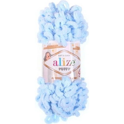 Příze Puffy 183 světle modrá