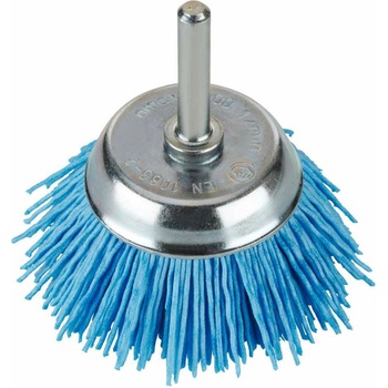 Rhodius 353041 | Hrncová kefa so stopkou 6 mm s brúsnymi štetinami HTB 50x17x6,0 mm, brúsne štetiny jemné - fine