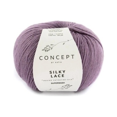 SILKY LACE Katia Farby SILKY LACE: 181 fialová