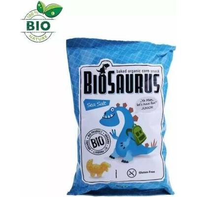 BioSaurus Kukuričný snack s morskou soľou BIO 50 g