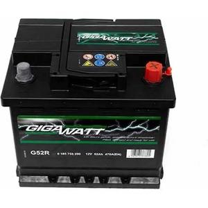 GIGAWATT 52Ah 470A right+