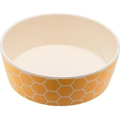 Beco Pets BecoBowl Бамбукова купа за кучета - жълта S 15 см / 0, 8 л