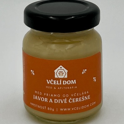 Včelí dom Med z kvetov javora a divej čerešne 80 g