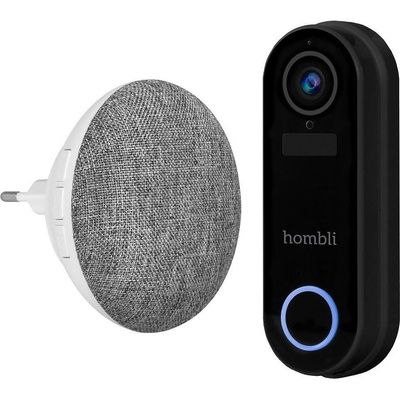 Hombli Смарт комплект Hombli - HBDP, Doorbell 2 и Chime 2, черен (HBDP-0100)