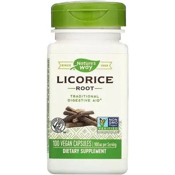 Nature's Way Licorice Root, 450 mg, 100 капсули, Nature’s Way (14600)