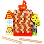 Tooky Toy Tooky Toy: Дженга игра с фермерски мотиви (TKC572)