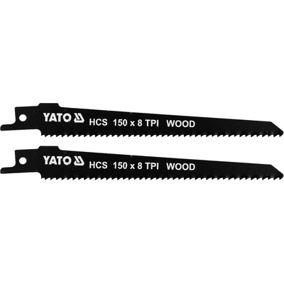 YATO Pílové listy HCS 150MM 8TPI 2ks YT-33923