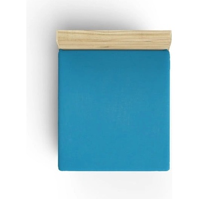 Mijolnir Син чаршаф от еластичен памук 140x190 cm - Mijolnir (174PTK22021)