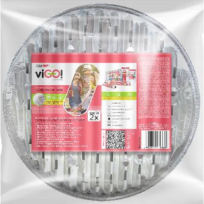 QUICKPACK viGO! Grilovacie tácky okrúhle 34cm