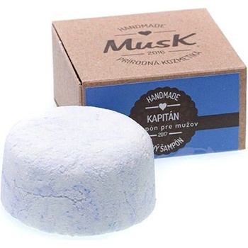 Musk Pánsky tuhý šampón na rast vlasov Kapitán 80 g
