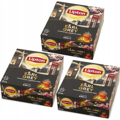 Lipton čaj EARL GREY 3 x 92 vrecúška